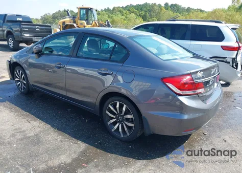 2015 Honda Civic Ex-L from USA, damaged, VIN 2HGFB2F96FH503494